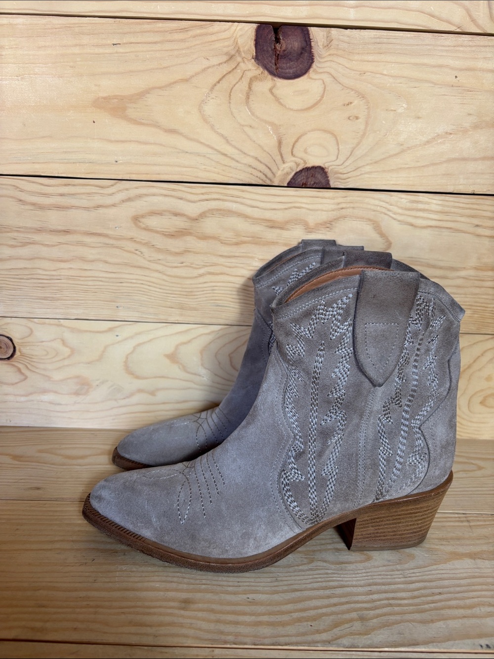 La Canadienne western suede boots 39 - Picture 3 of 11